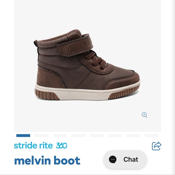 Stride Rite 360 Brown Kids Melvin Boot - 6M - Picture 6 of 6